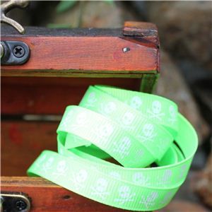 Pirate Ribbon -Narrow Skull & CB/Acid